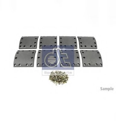 DT 3.96801 Brake Lining Kit, drum brake